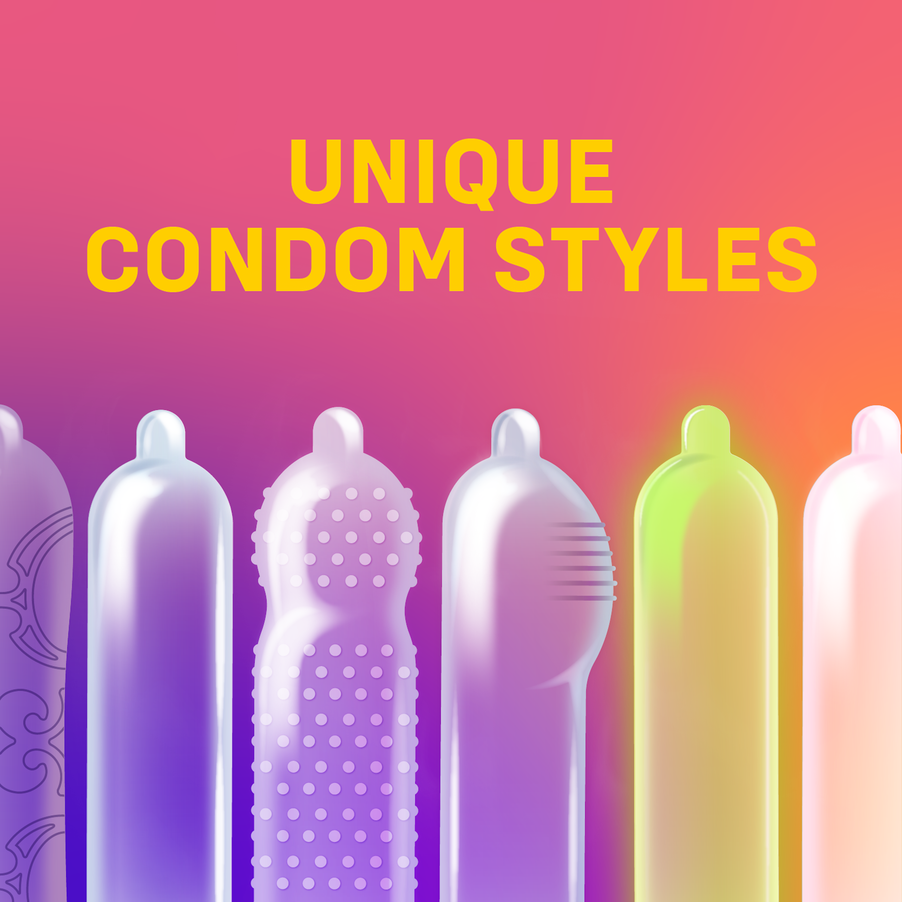 ONE «Mixed Pleasures» 12 assorted condoms - vegan & without harmful ingredients